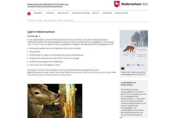 Niedersächsisches Ministerium für Ernährung, Landwirtschaft und Verbraucherschutz